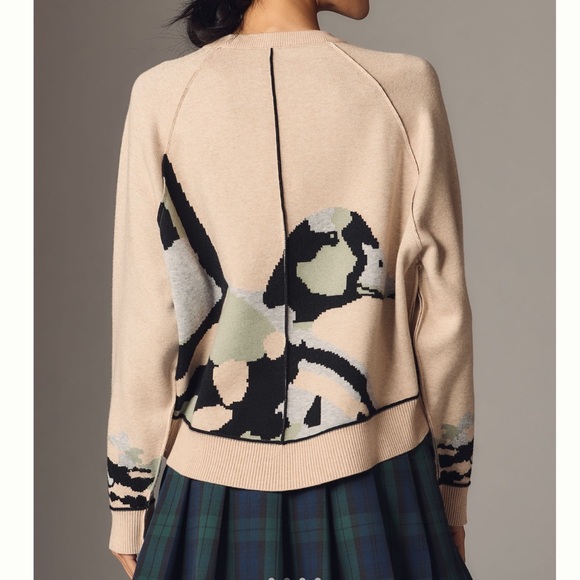 Anthropologie Sweaters - 🦆Anthropologie Crewneck Sweater Pilcro Oaklyn Sweatshirt L Novelty Duck NEW